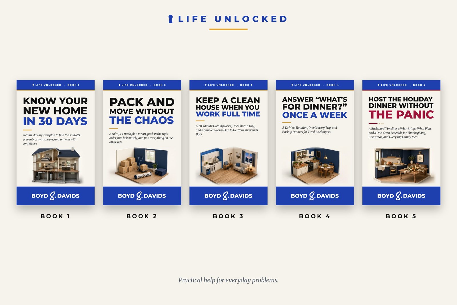 The five Life Unlocked books